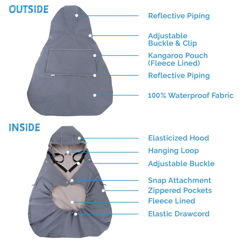 Jan & Jul Cozy-Dry Rain Cover Jan & Jul Cozy-Dry Rain Cover 