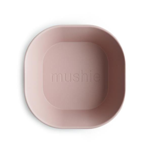Mushie Square Bowl, Set of 2 (Blush) Mushie Square Bowl, Set of 2 (Blush) 