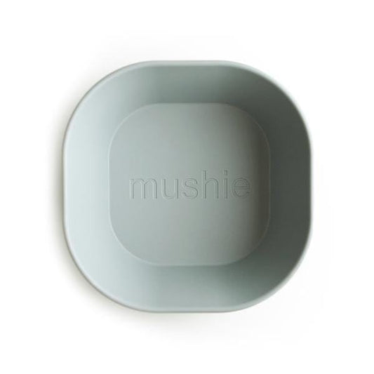 Mushie Square Bowl, Set of 2 (Sage) Mushie Square Bowl, Set of 2 (Sage) 