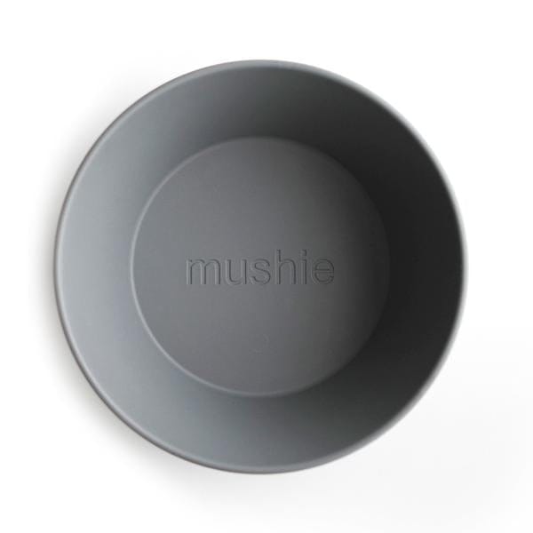 Mushie Round Bowl, Set of 2 (Smoke) Mushie Round Bowl, Set of 2 (Smoke) 
