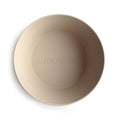 Mushie Round Bowl, Set of 2 (Vanilla) Mushie Round Bowl, Set of 2 (Vanilla) 