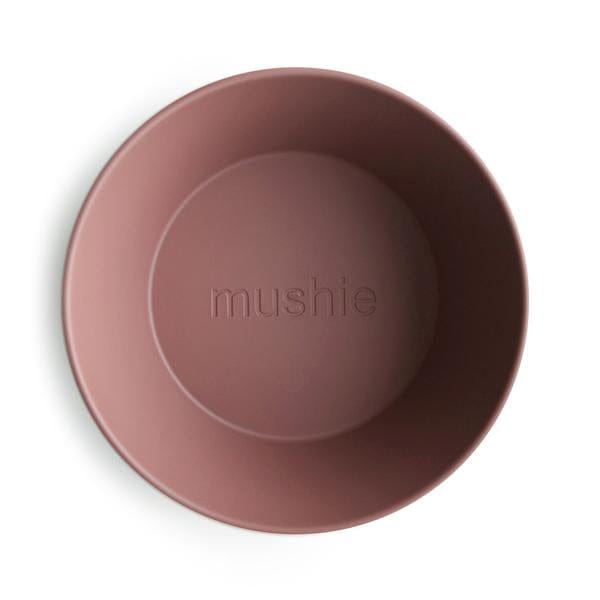 Mushie Round Bowl, Set of 2 (Woodchuck) Mushie Round Bowl, Set of 2 (Woodchuck) 