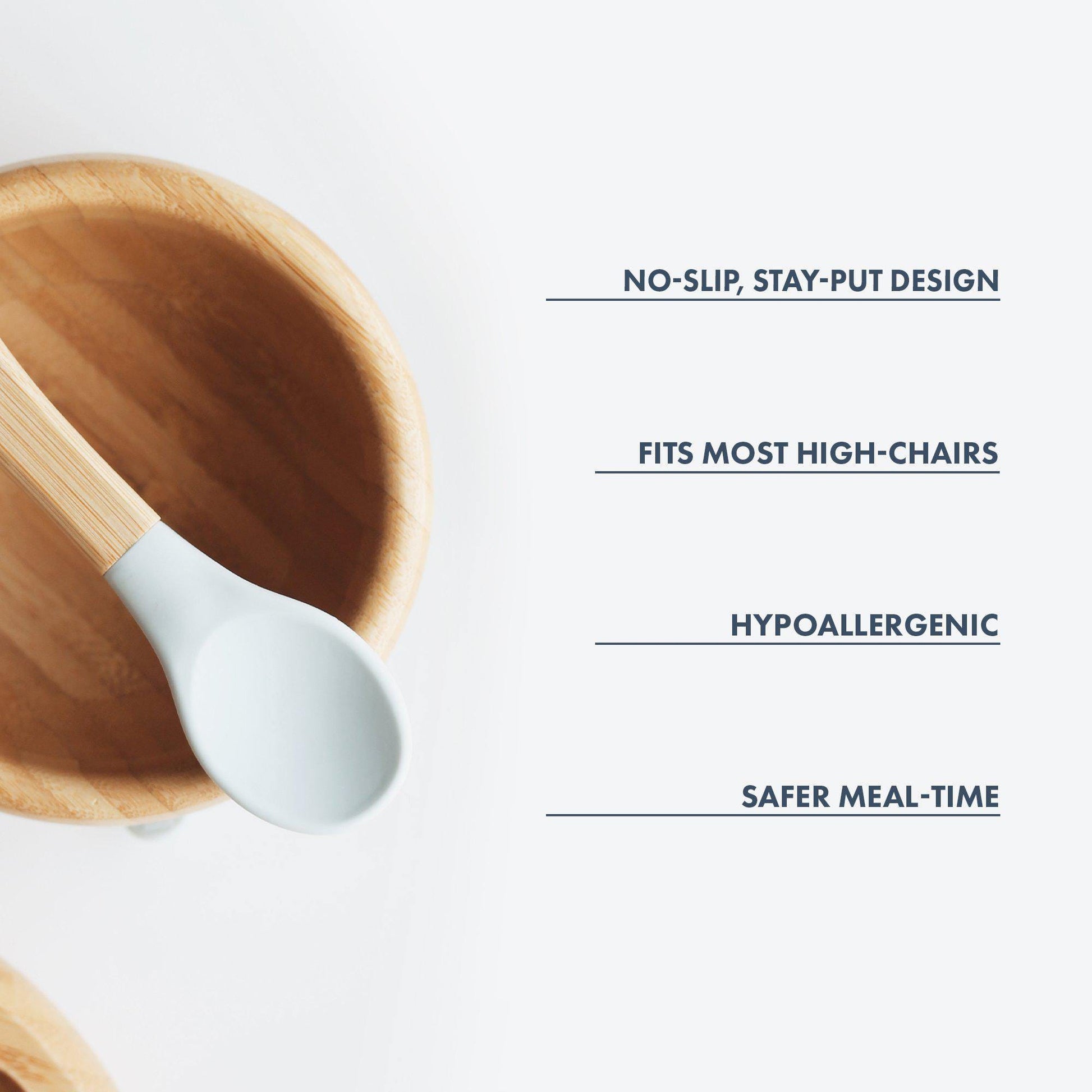 Avanchy Bamboo Suction Baby Bowl + Spoon Avanchy Bamboo Suction Baby Bowl + Spoon 