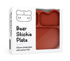 We Might Be Tiny Bear Silicone Divided Stickie Plate We Might Be Tiny Bear Silicone Divided Stickie Plate 