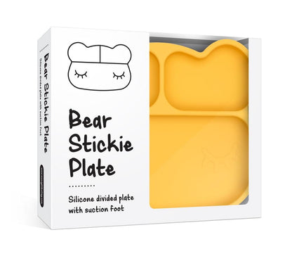 We Might Be Tiny Bear Silicone Divided Stickie Plate We Might Be Tiny Bear Silicone Divided Stickie Plate 