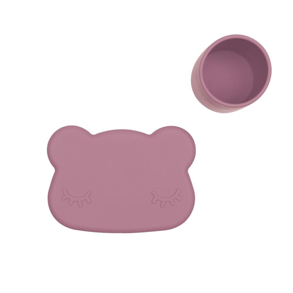 We Might Be Tiny Bear Silicone Bowl and Plate Snackie We Might Be Tiny Bear Silicone Bowl and Plate Snackie 