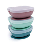 We Might Be Tiny Bear Silicone Stickie™ Bowl with Lid We Might Be Tiny Bear Silicone Stickie™ Bowl with Lid 