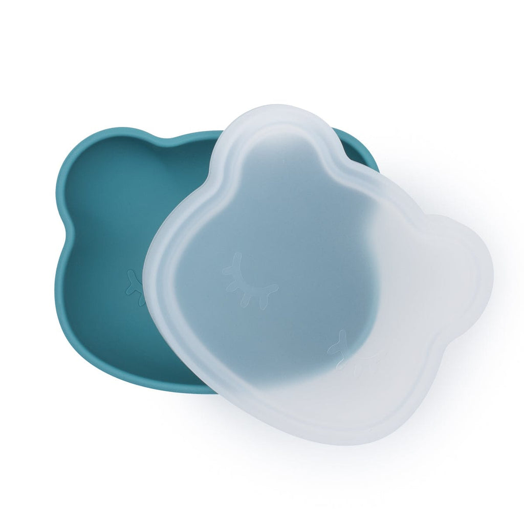 We Might Be Tiny Bear Silicone Stickie™ Bowl with Lid We Might Be Tiny Bear Silicone Stickie™ Bowl with Lid 