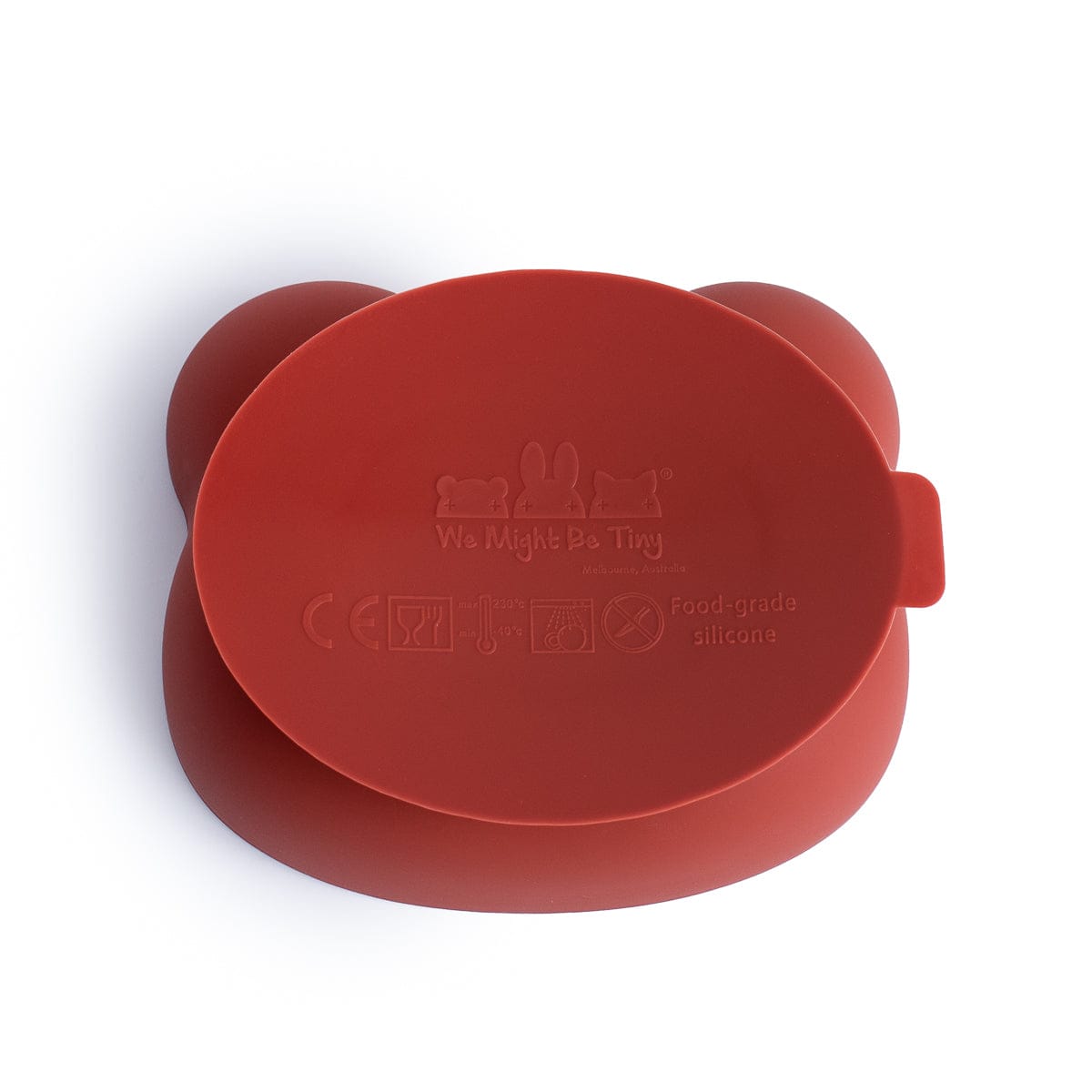 We Might Be Tiny Bear Silicone Stickie™ Bowl with Lid We Might Be Tiny Bear Silicone Stickie™ Bowl with Lid 