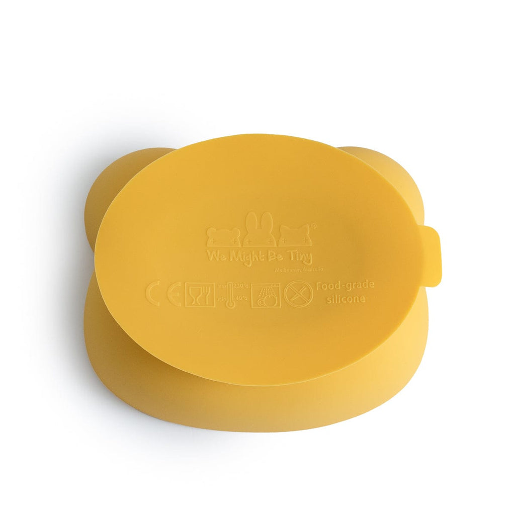 We Might Be Tiny Bear Silicone Stickie™ Bowl with Lid We Might Be Tiny Bear Silicone Stickie™ Bowl with Lid 
