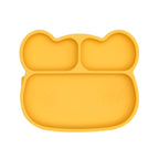 We Might Be Tiny Bear Silicone Divided Stickie Plate Yellow WMBT-TIRP01
