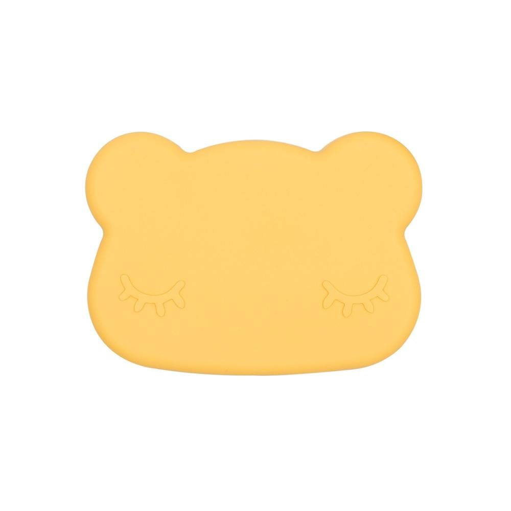 We Might Be Tiny Bear Silicone Bowl and Plate Snackie Yellow WMBT-TIRS02
