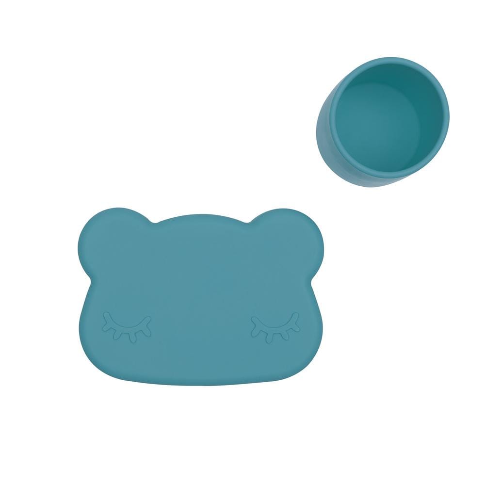 We Might Be Tiny Bear Silicone Bowl and Plate Snackie We Might Be Tiny Bear Silicone Bowl and Plate Snackie 