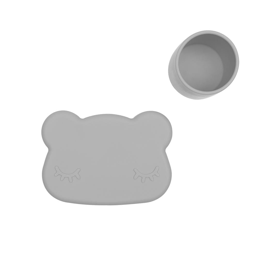 We Might Be Tiny Bear Silicone Bowl and Plate Snackie We Might Be Tiny Bear Silicone Bowl and Plate Snackie 