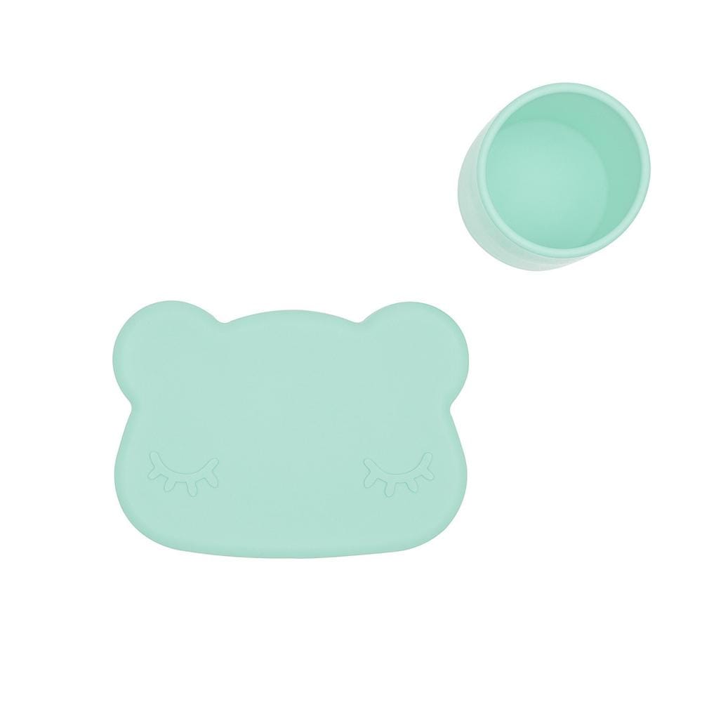 We Might Be Tiny Bear Silicone Bowl and Plate Snackie We Might Be Tiny Bear Silicone Bowl and Plate Snackie 
