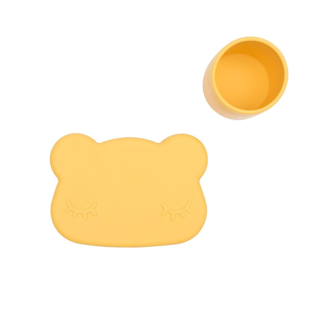 We Might Be Tiny Bear Silicone Bowl and Plate Snackie We Might Be Tiny Bear Silicone Bowl and Plate Snackie 
