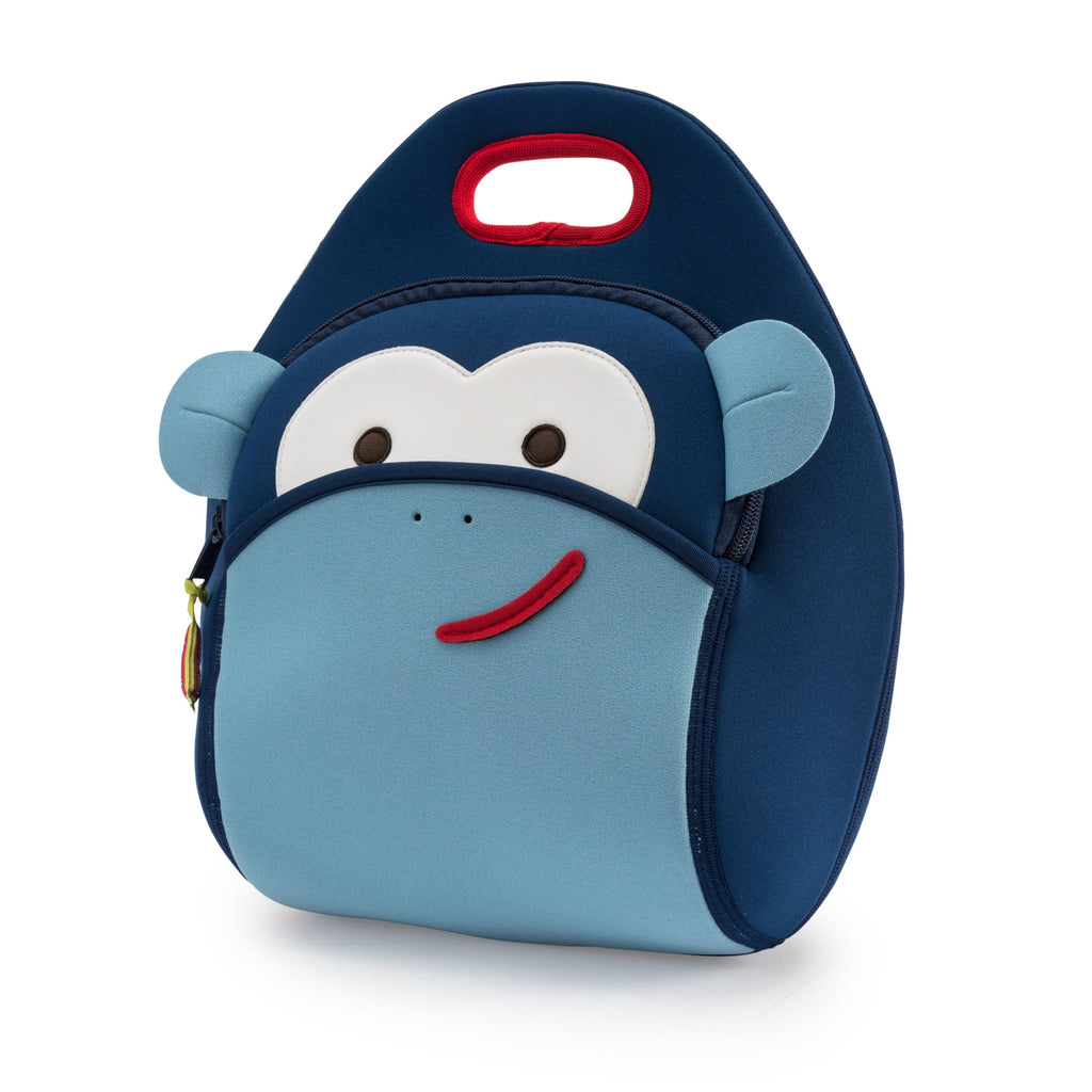 Dabbawalla Kids Lunch Bag Blue Monkey 