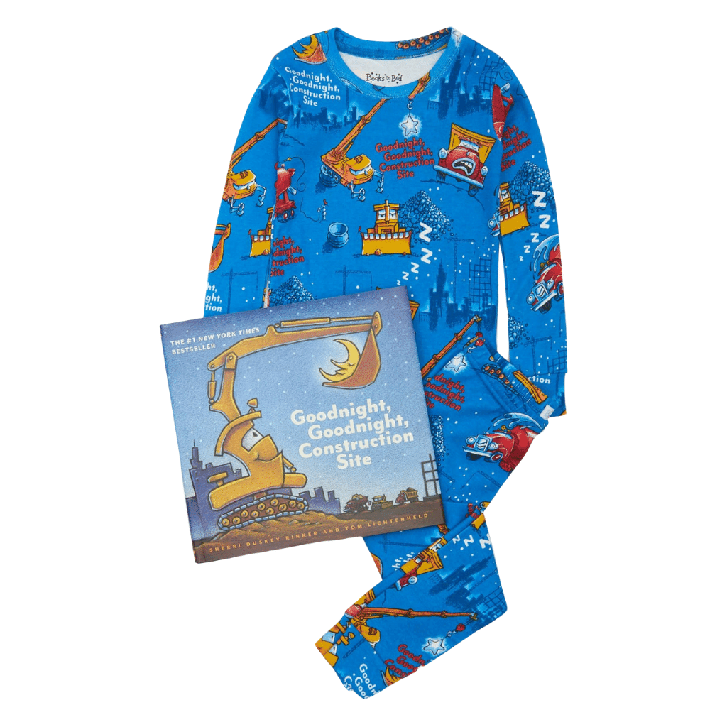 Books To Bed Goodnight, Goodnight, Construction Site Book and Pajama Set Books To Bed Goodnight, Goodnight, Construction Site Book and Pajama Set 