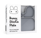 We Might Be Tiny Bunny Silicone Divided Stickie Plate We Might Be Tiny Bunny Silicone Divided Stickie Plate 