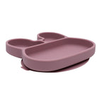 We Might Be Tiny Bunny Silicone Divided Stickie Plate We Might Be Tiny Bunny Silicone Divided Stickie Plate 