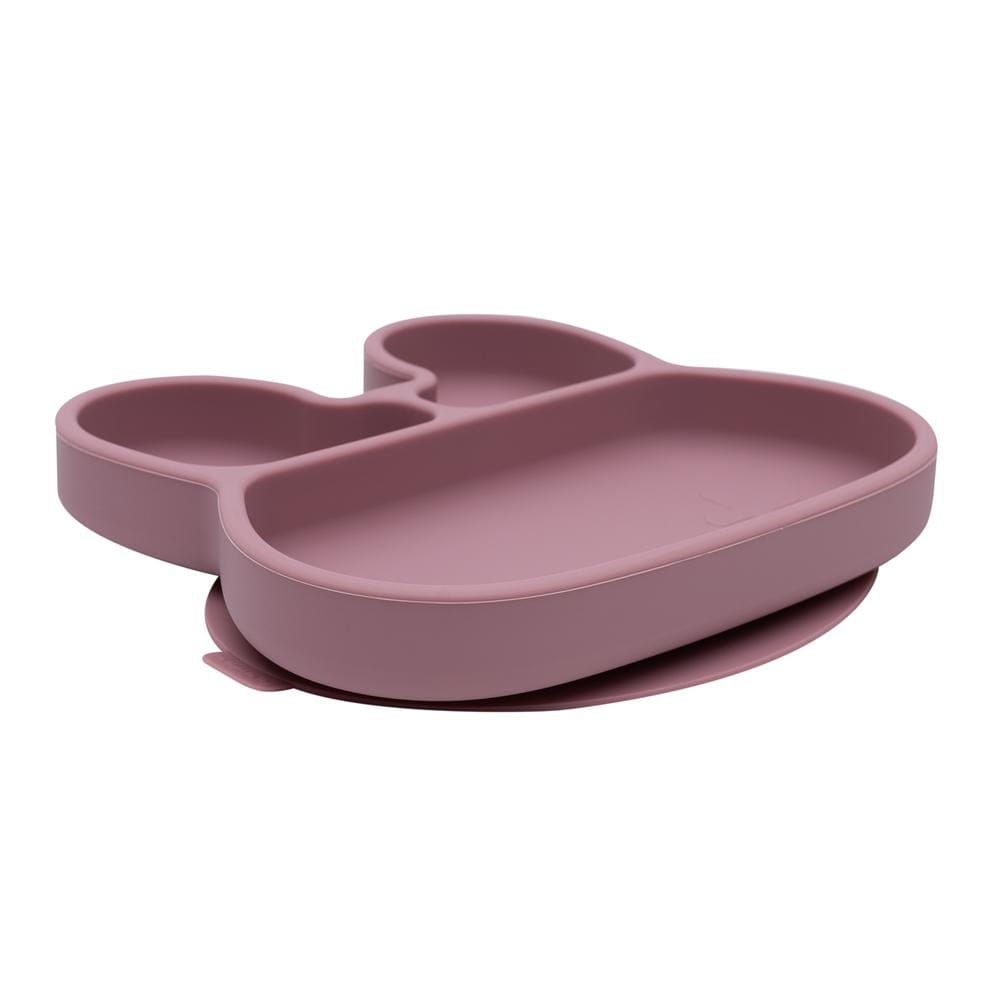 We Might Be Tiny Bunny Silicone Divided Stickie Plate We Might Be Tiny Bunny Silicone Divided Stickie Plate 