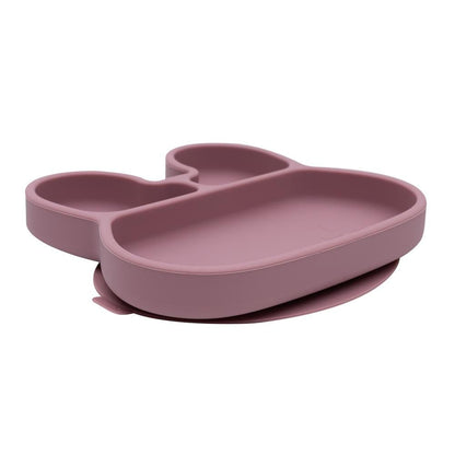 We Might Be Tiny Bunny Silicone Divided Stickie Plate We Might Be Tiny Bunny Silicone Divided Stickie Plate 