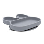 We Might Be Tiny Bunny Silicone Divided Stickie Plate We Might Be Tiny Bunny Silicone Divided Stickie Plate 