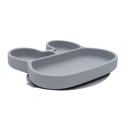 We Might Be Tiny Bunny Silicone Divided Stickie Plate We Might Be Tiny Bunny Silicone Divided Stickie Plate 