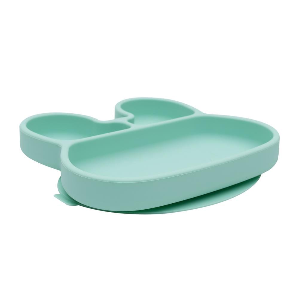 We Might Be Tiny Bunny Silicone Divided Stickie Plate We Might Be Tiny Bunny Silicone Divided Stickie Plate 