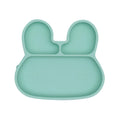 We Might Be Tiny Bunny Silicone Divided Stickie Plate Mint WMBT-TIBP01