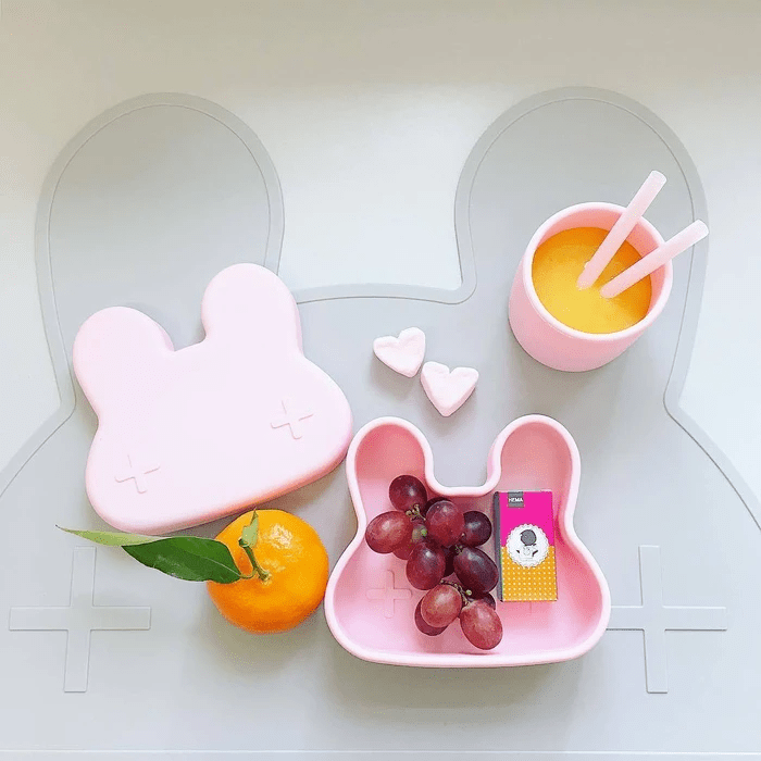 We Might Be Tiny Bunny Silicone Bowl and Plate Snackie We Might Be Tiny Bunny Silicone Bowl and Plate Snackie 