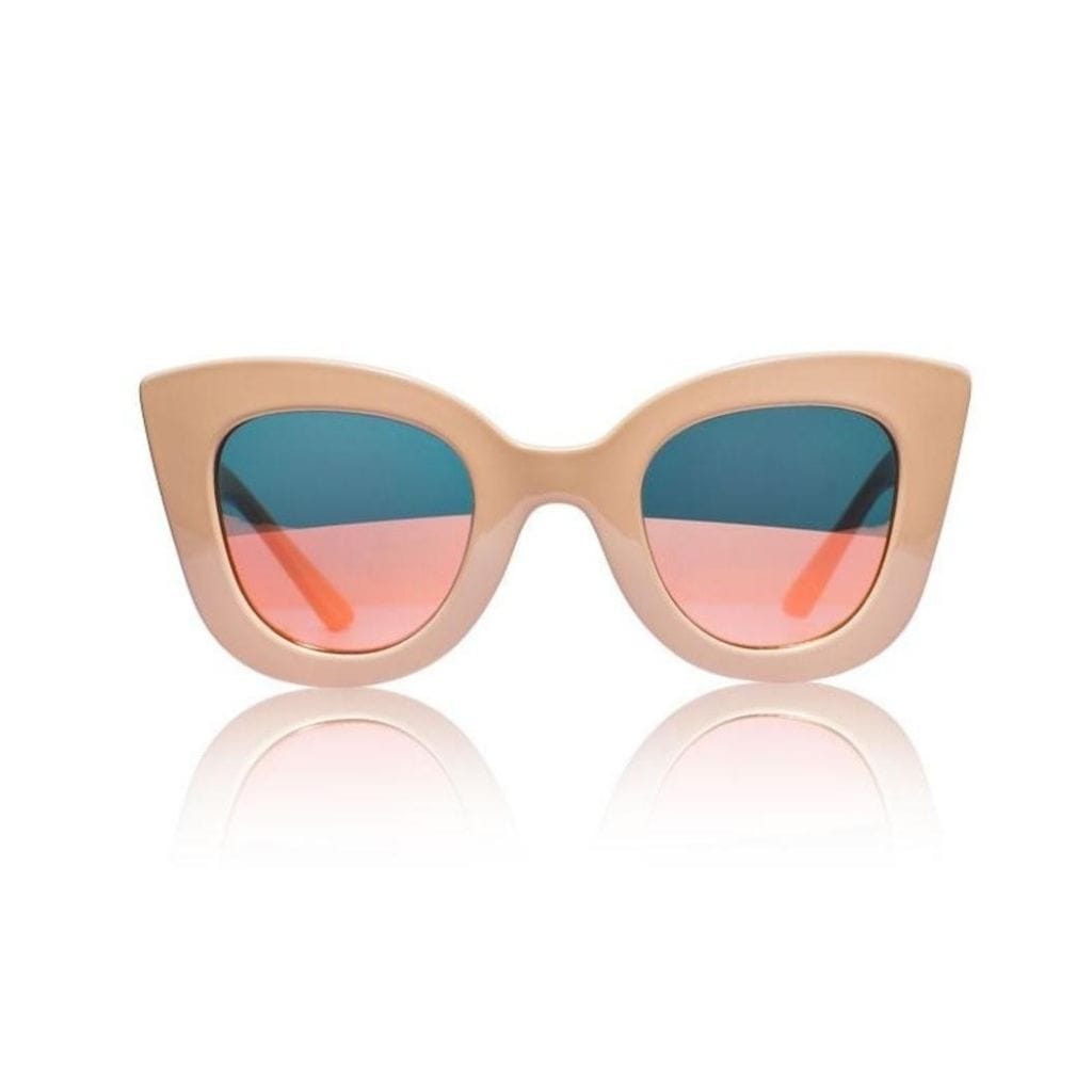 Sons+Daughters Cat Cat - Tan w/ Mirror Sunglasses Sons+Daughters Cat Cat - Tan w/ Mirror Sunglasses 