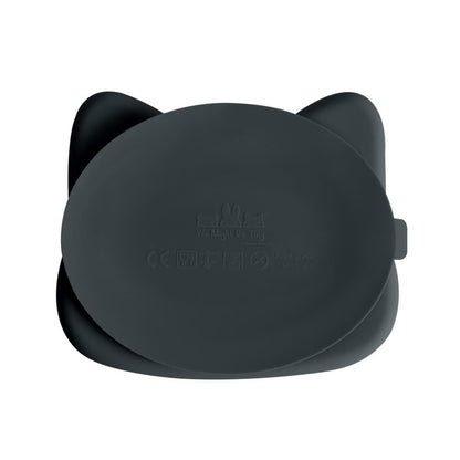 We Might Be Tiny Cat Silicone Divided Stickie Plate We Might Be Tiny Cat Silicone Divided Stickie Plate 