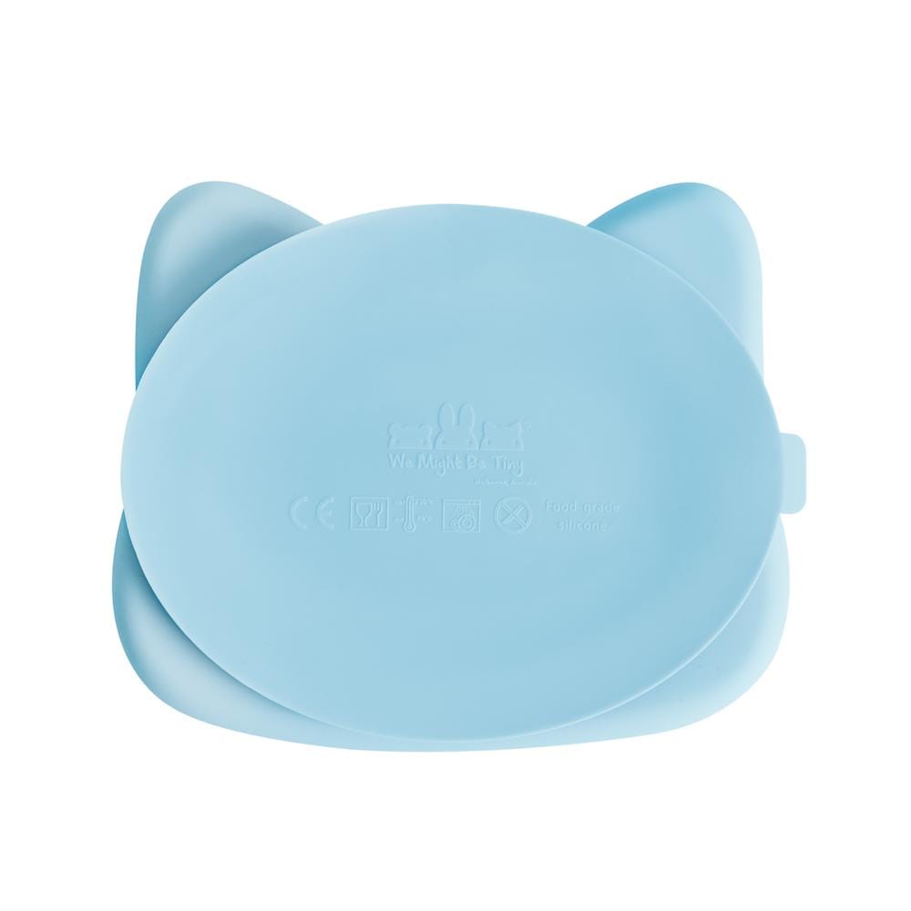 We Might Be Tiny Cat Silicone Divided Stickie Plate We Might Be Tiny Cat Silicone Divided Stickie Plate 