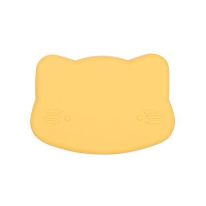 We Might Be Tiny Cat Silicone Bowl and Plate Snackie Yellow WMBT-TICS02