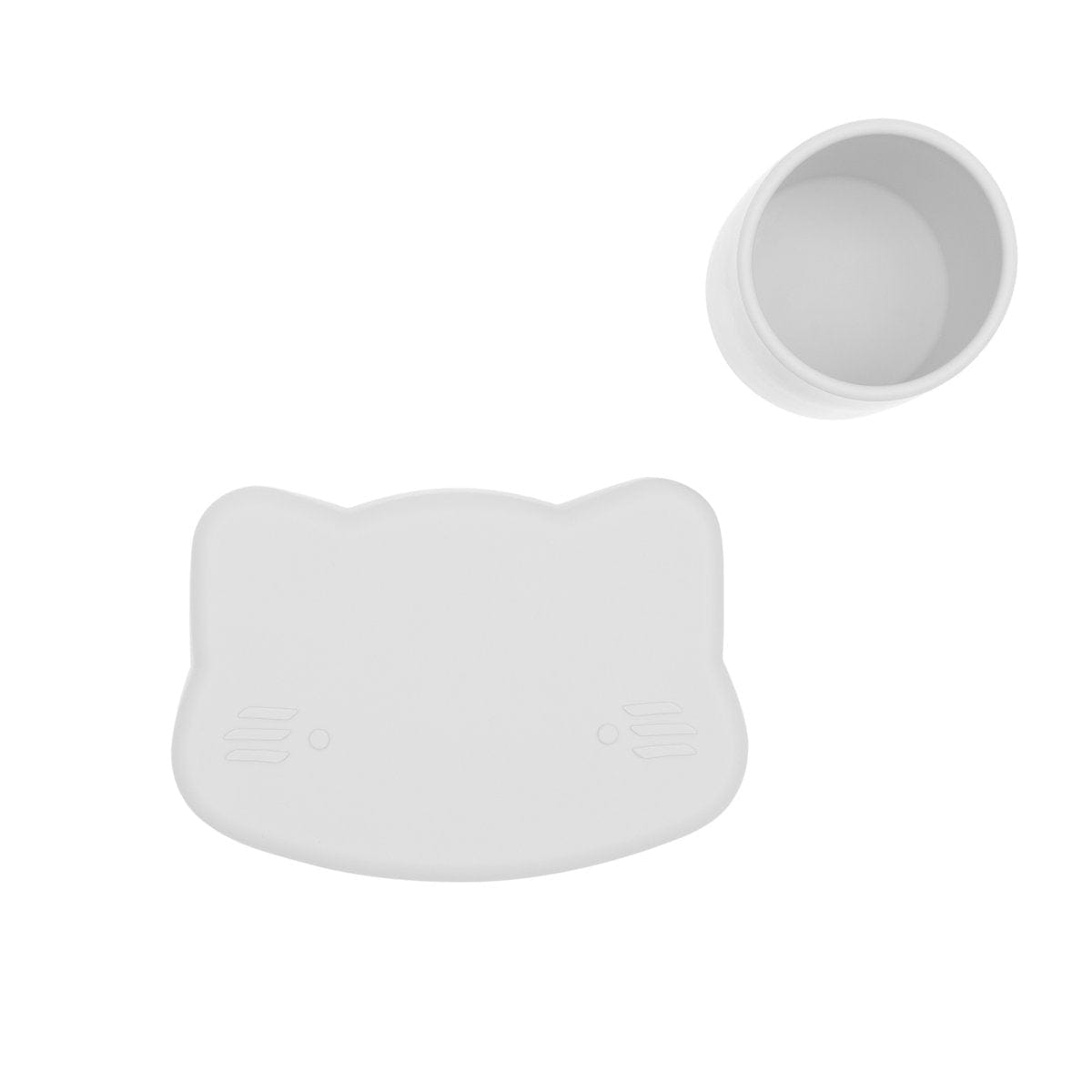 We Might Be Tiny Cat Silicone Bowl and Plate Snackie We Might Be Tiny Cat Silicone Bowl and Plate Snackie 