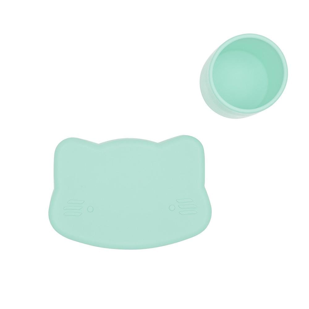 We Might Be Tiny Cat Silicone Bowl and Plate Snackie We Might Be Tiny Cat Silicone Bowl and Plate Snackie 