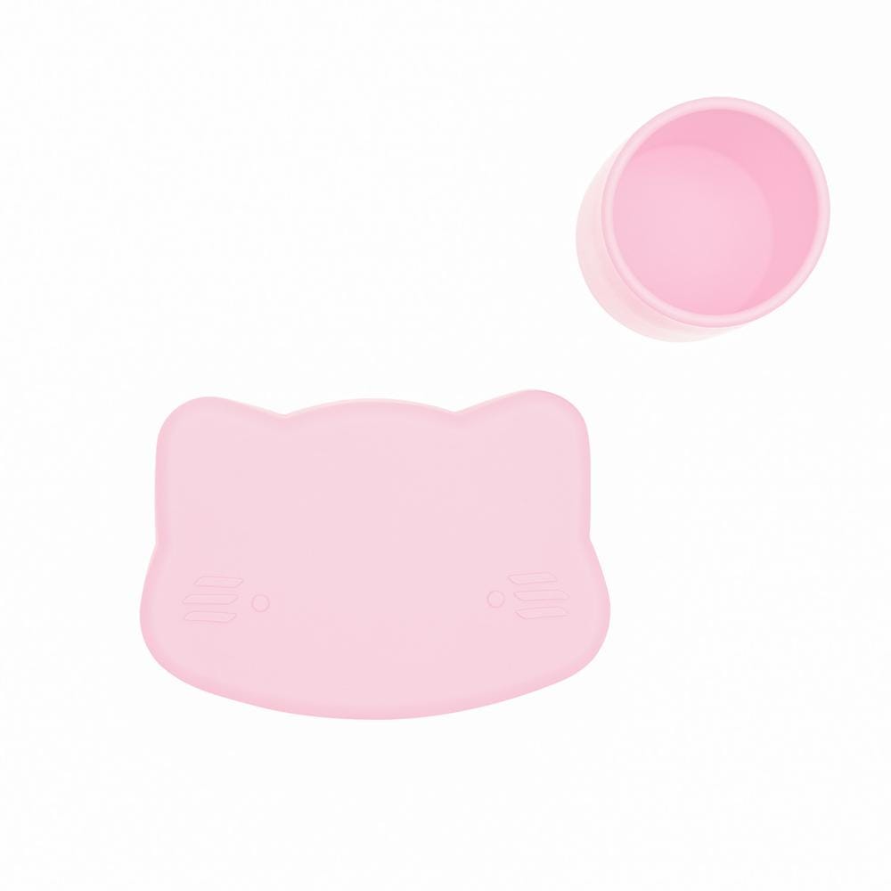 We Might Be Tiny Cat Silicone Bowl and Plate Snackie We Might Be Tiny Cat Silicone Bowl and Plate Snackie 
