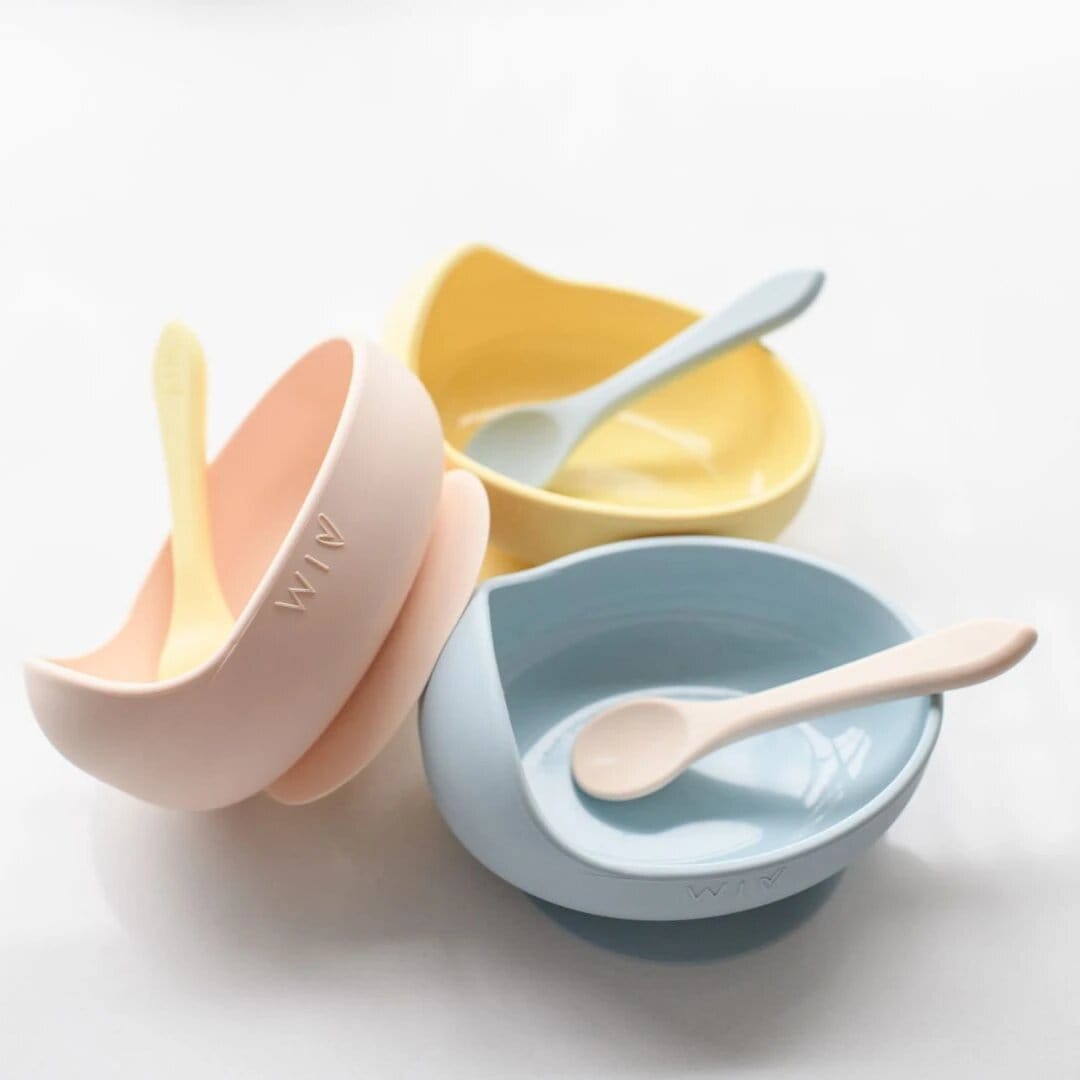 Wild Indiana Baby Silicone Suction Bowl + Spoon Wild Indiana Baby Silicone Suction Bowl + Spoon 