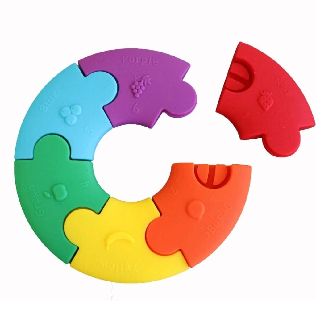 Jellystone Silicone Colour Wheel Puzzle Jellystone Silicone Colour Wheel Puzzle 