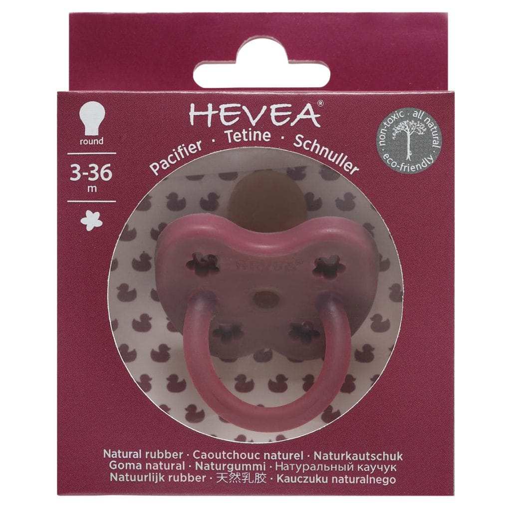 Hevea Pacifier - Ruby Red Hevea Pacifier - Ruby Red 