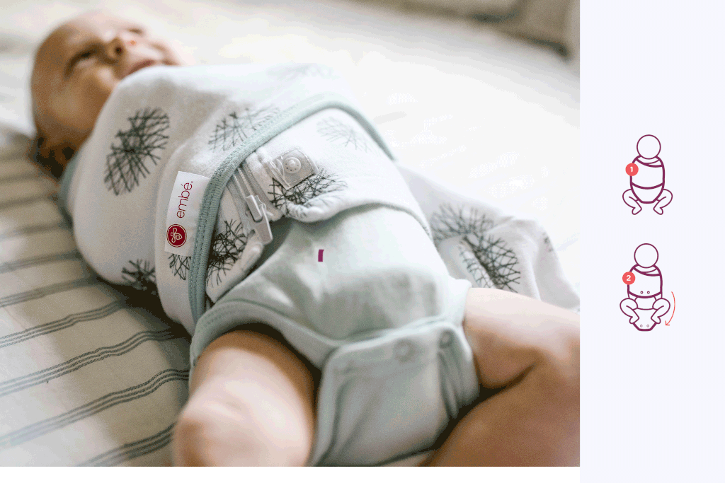 embé Starter Classic 2-Way Swaddle Sack (0-4mos) embé Starter Classic 2-Way Swaddle Sack (0-4mos) 