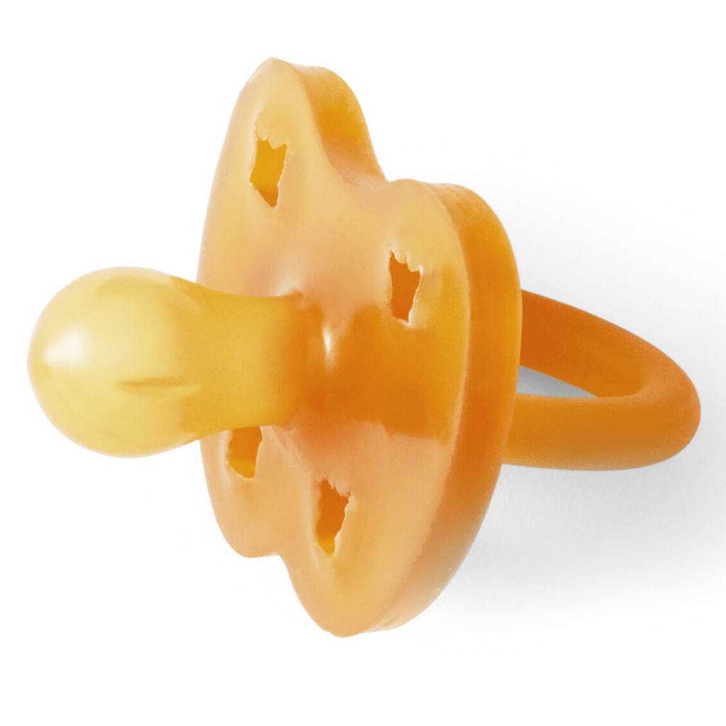 Hevea Classic Round Pacifier - Crown Hevea Classic Round Pacifier - Crown 