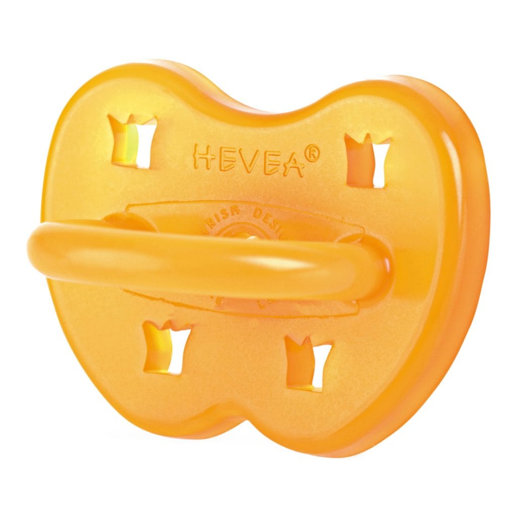 Hevea Classic Round Pacifier - Crown Hevea Classic Round Pacifier - Crown 
