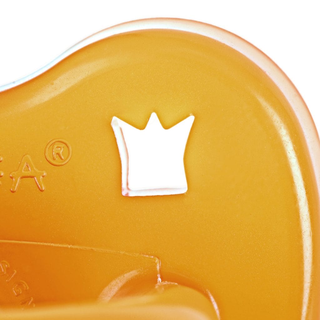 Hevea Classic Round Pacifier - Crown Hevea Classic Round Pacifier - Crown 