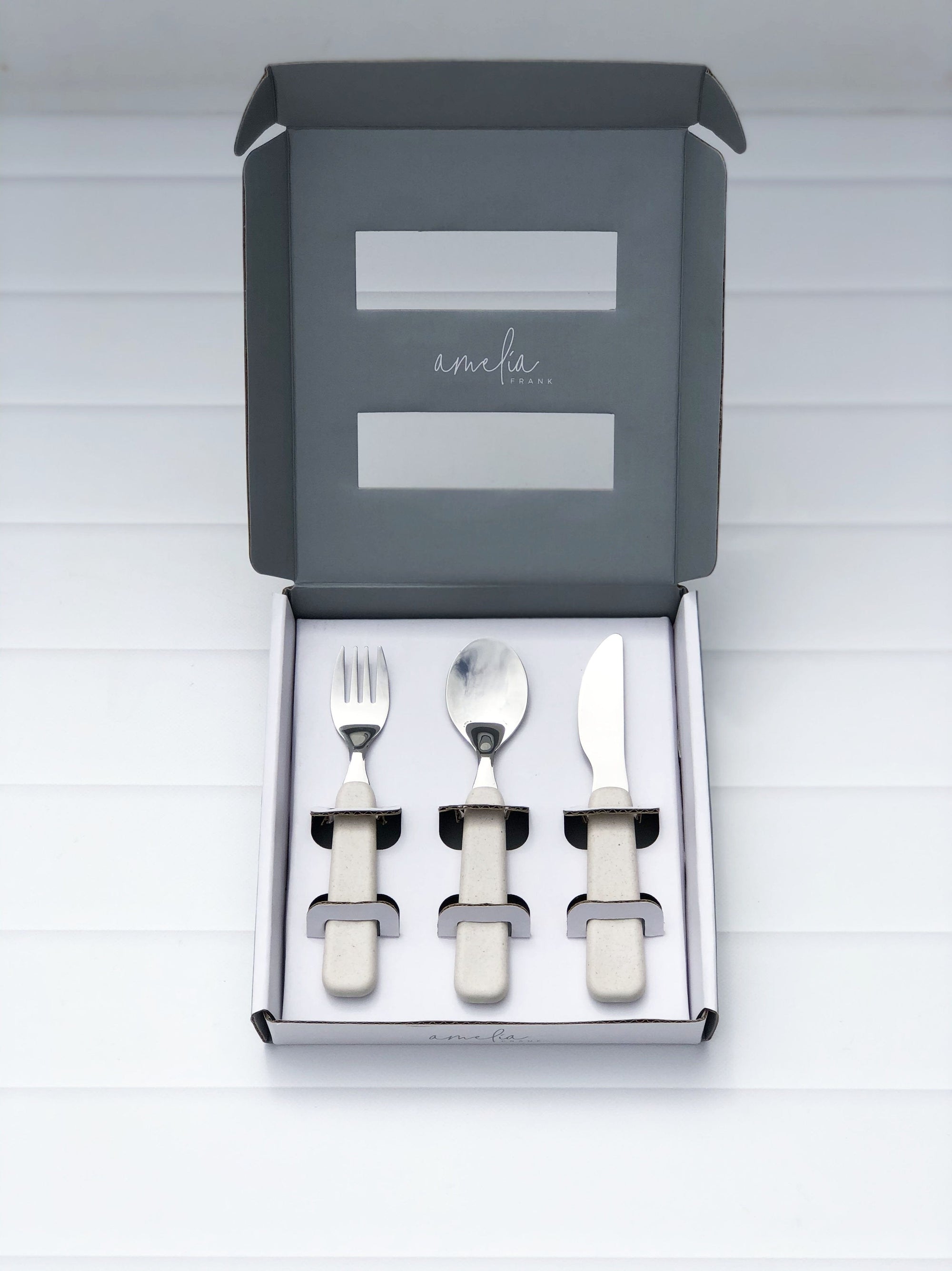 Amelia Frank Children's 3 Piece Cutlery Set Amelia Frank Children's 3 Piece Cutlery Set 
