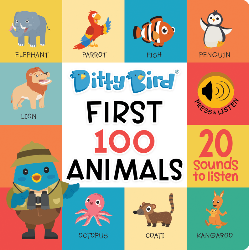 Ditty Bird First 100 Animals Board Book Ditty Bird First 100 Animals Board Book 