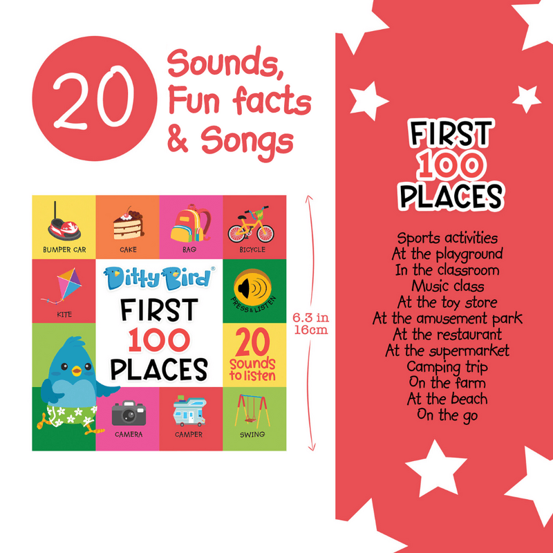 Ditty Bird First 100 Places Board Book Ditty Bird First 100 Places Board Book 