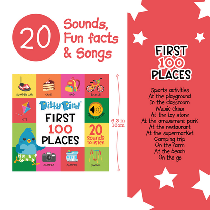 Ditty Bird First 100 Places Board Book Ditty Bird First 100 Places Board Book 