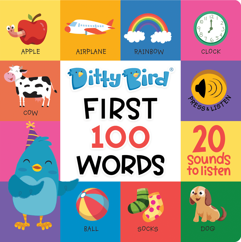 Ditty Bird First 100 Words Board Book Ditty Bird First 100 Words Board Book 